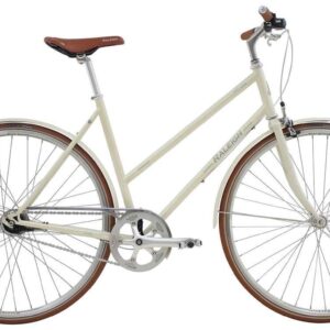 Raleigh Kent Klassisk Damecykel 7g Mat Creme Hvid