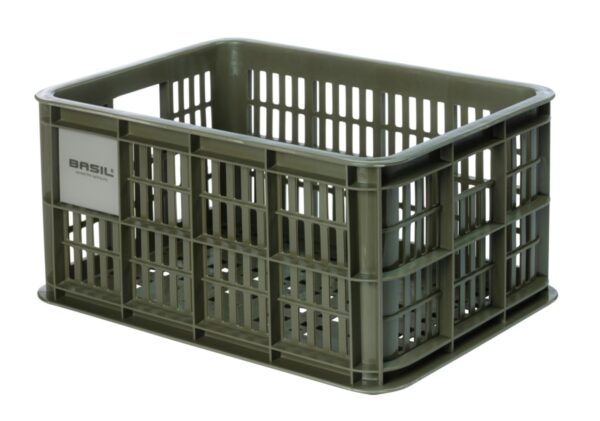 Basil - Crate - Large - Bag - Kasse - SortGrøn